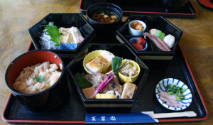 Japanese kaiseki meal
